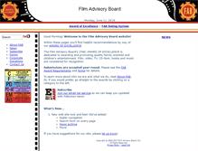 Tablet Screenshot of filmadvisoryboard.com